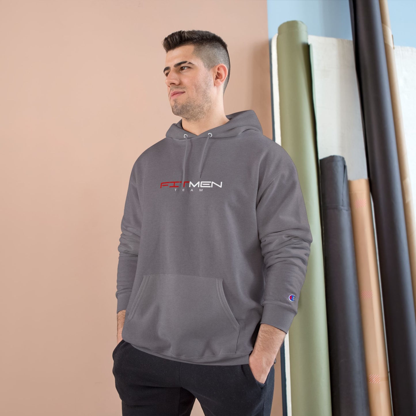 FITMENTEAM x Champion Hoodie – Power. Purpose. Performance.