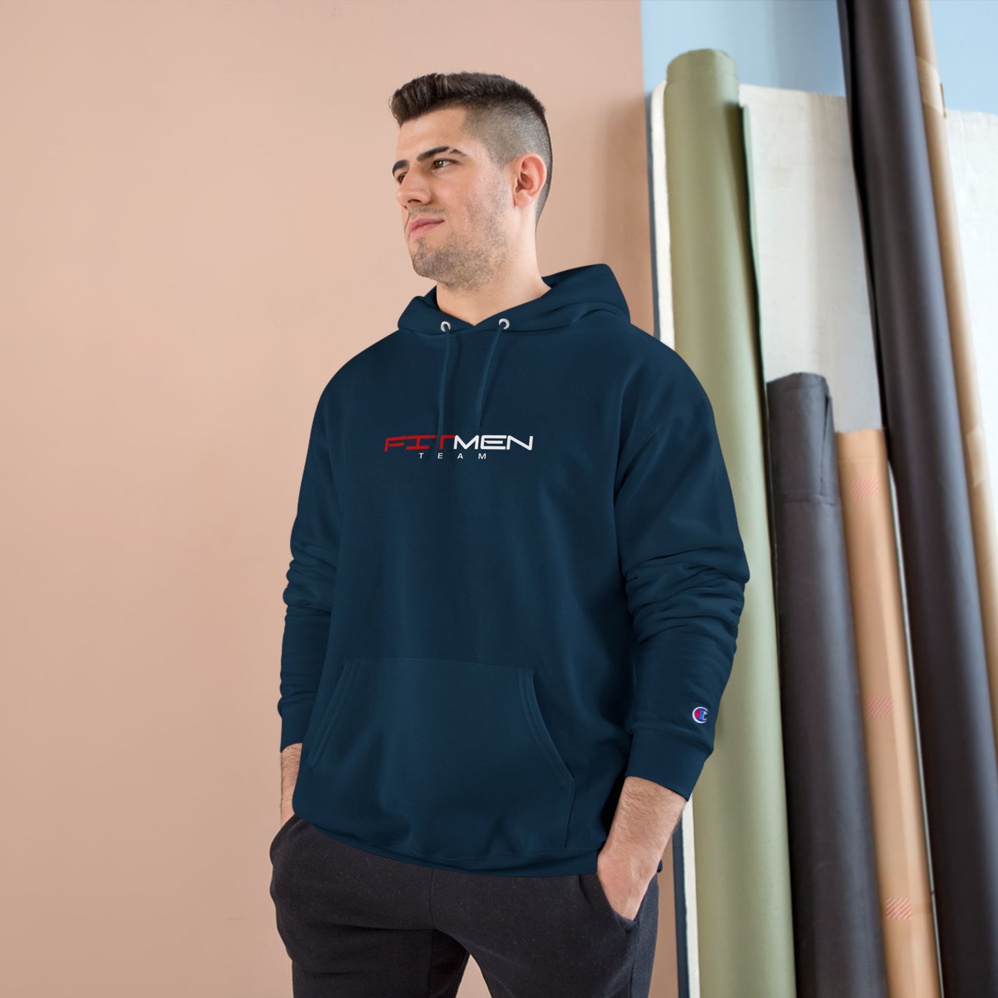FITMENTEAM x Champion Hoodie – Power. Purpose. Performance.