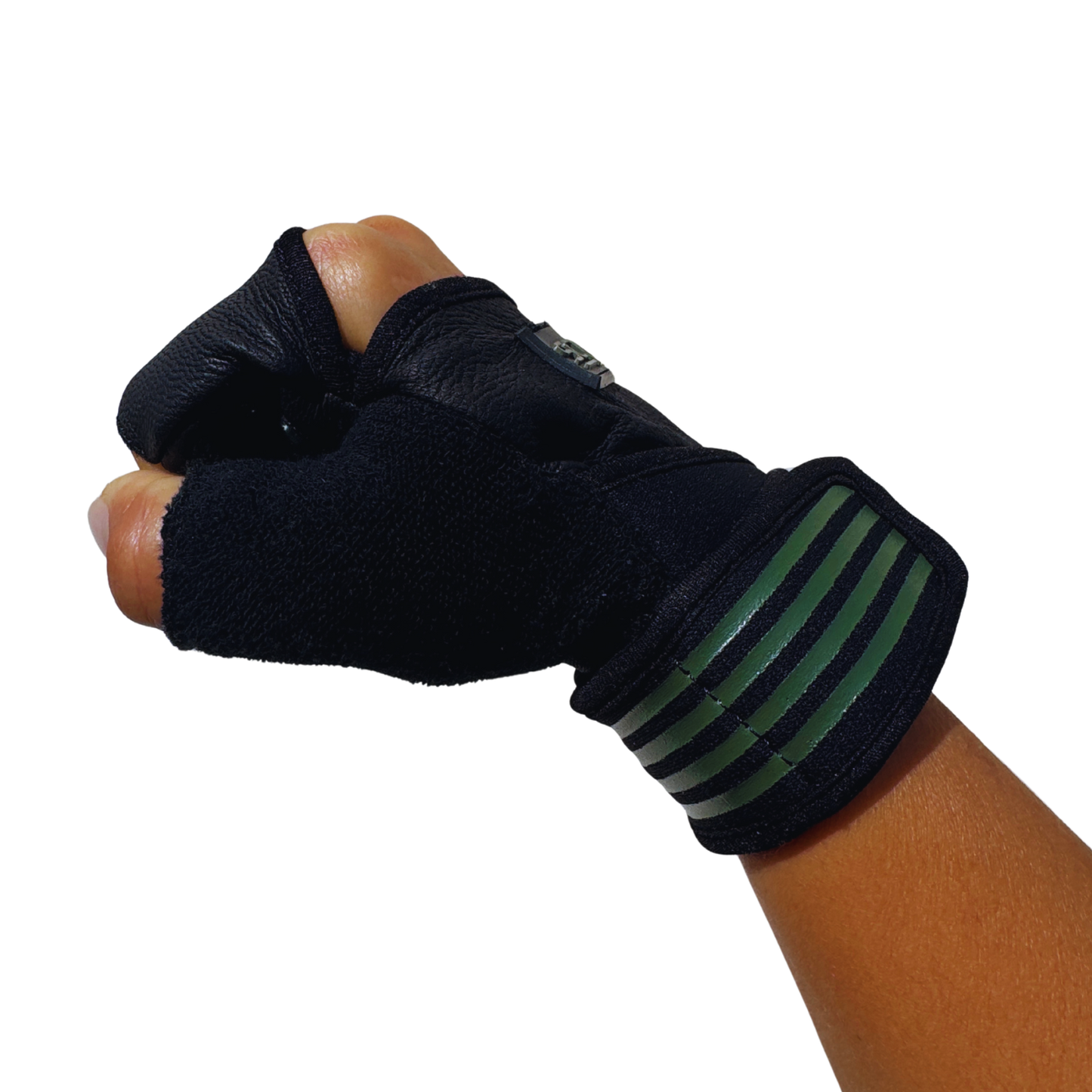 SQUATS TEAM - WOMEN'S ProGrip Fitness Gloves – Genuine Leather with Enhanced Grip & Wrist Support, Foam Padding, and Integrated Towels