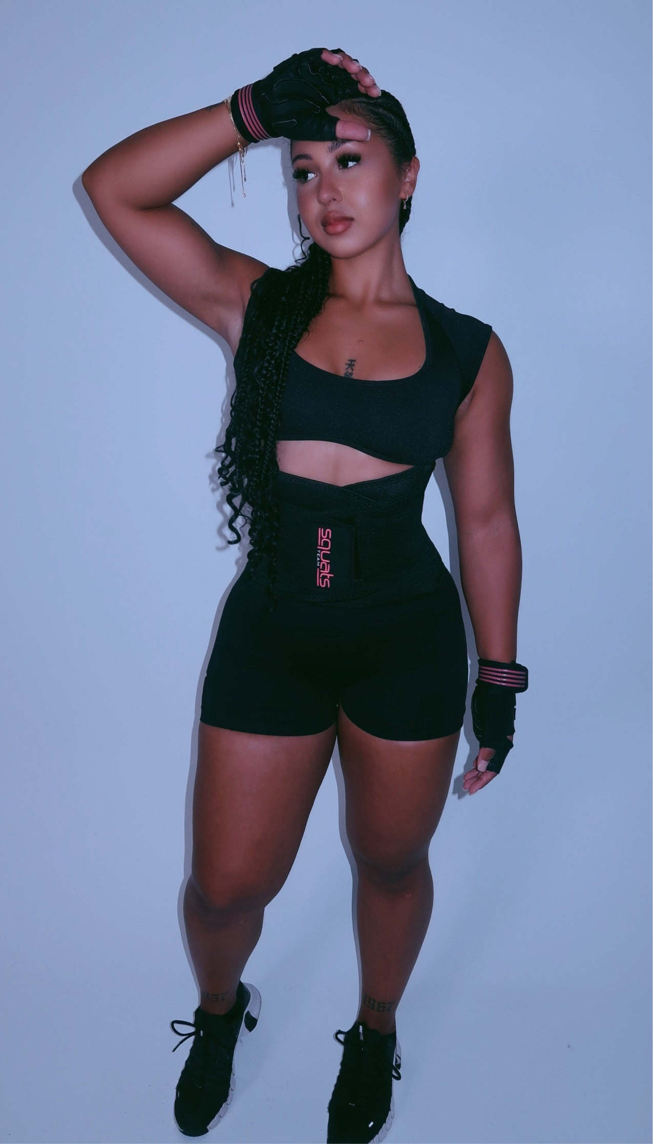SQUATS TEAM – Women’s Waist Trainer Belt | Back Support, Postpartum Care & Thermal Neoprene Gym Belt.