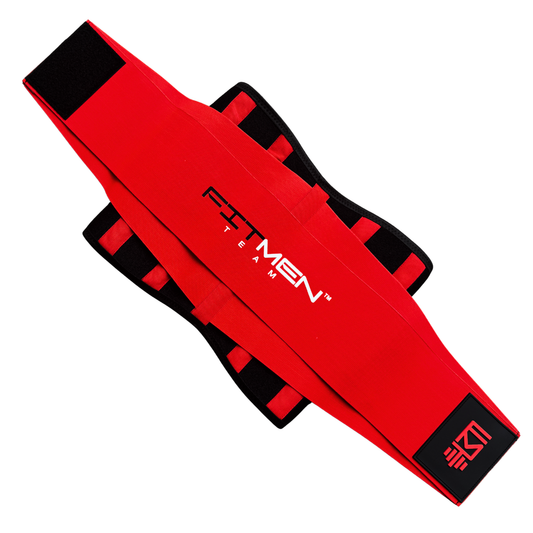 FITMENTEAM  Color Series Gym Belt: Ultimate Lifting Support & Waist Training for Men - Weightlifting belt