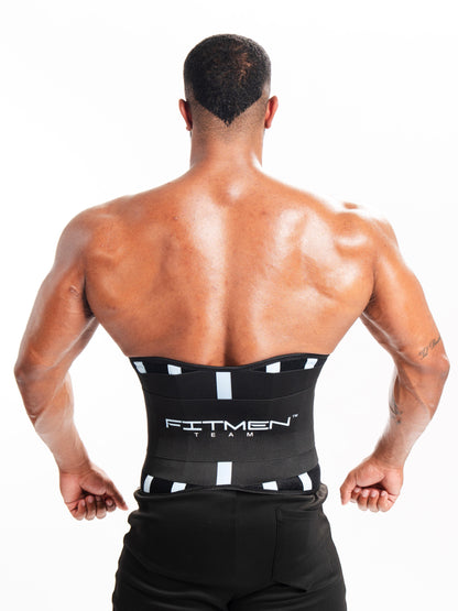 FITMENTEAM  Bars Series Gym Belt: Ultimate Lifting Support & Waist Training for Men - Weightlifting belt - Gen III