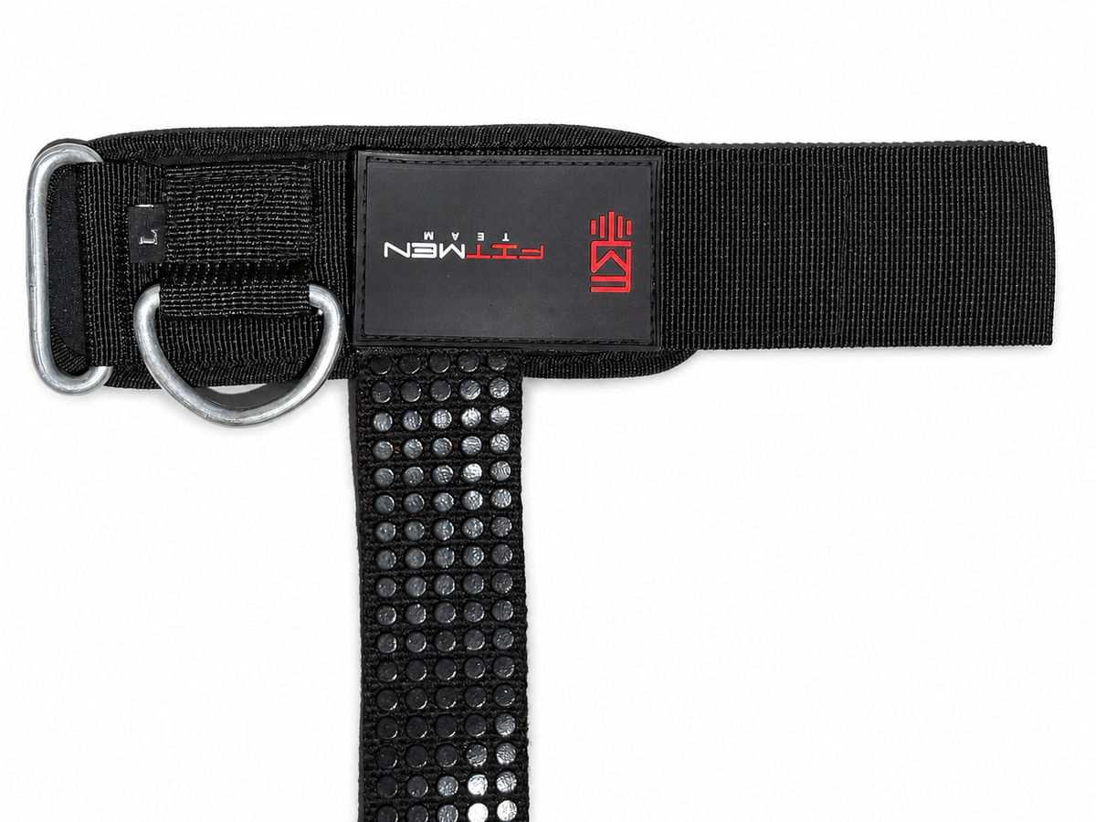 FITMENTEAM® D-Ring Lifting Straps – Heavy-Duty Wrist Support & Steel D-Ring Grip Straps