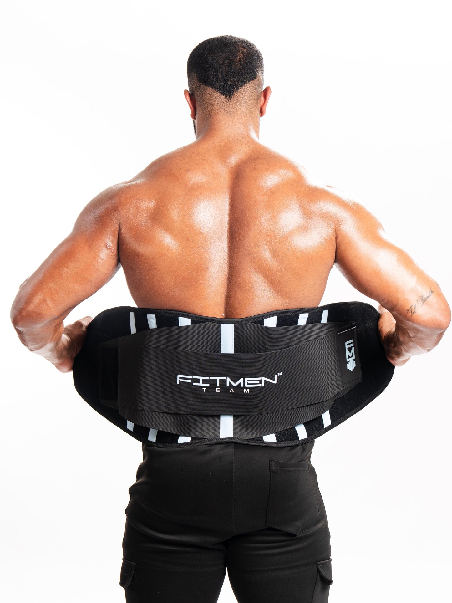 FITMENTEAM  Bars Series Gym Belt: Ultimate Lifting Support & Waist Training for Men - Weightlifting belt