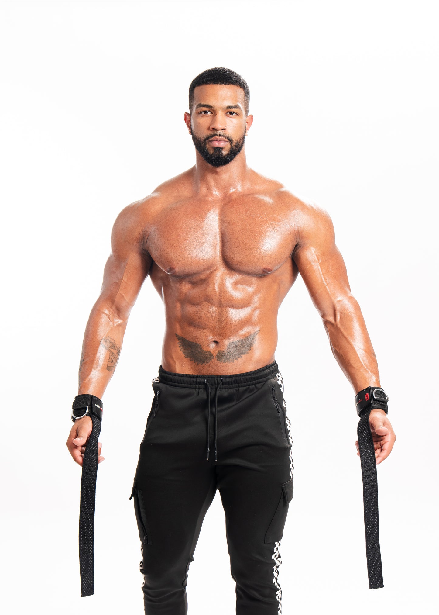 FITMENTEAM® D-Ring Lifting Straps – Heavy-Duty Wrist Support & Steel D-Ring Grip Straps