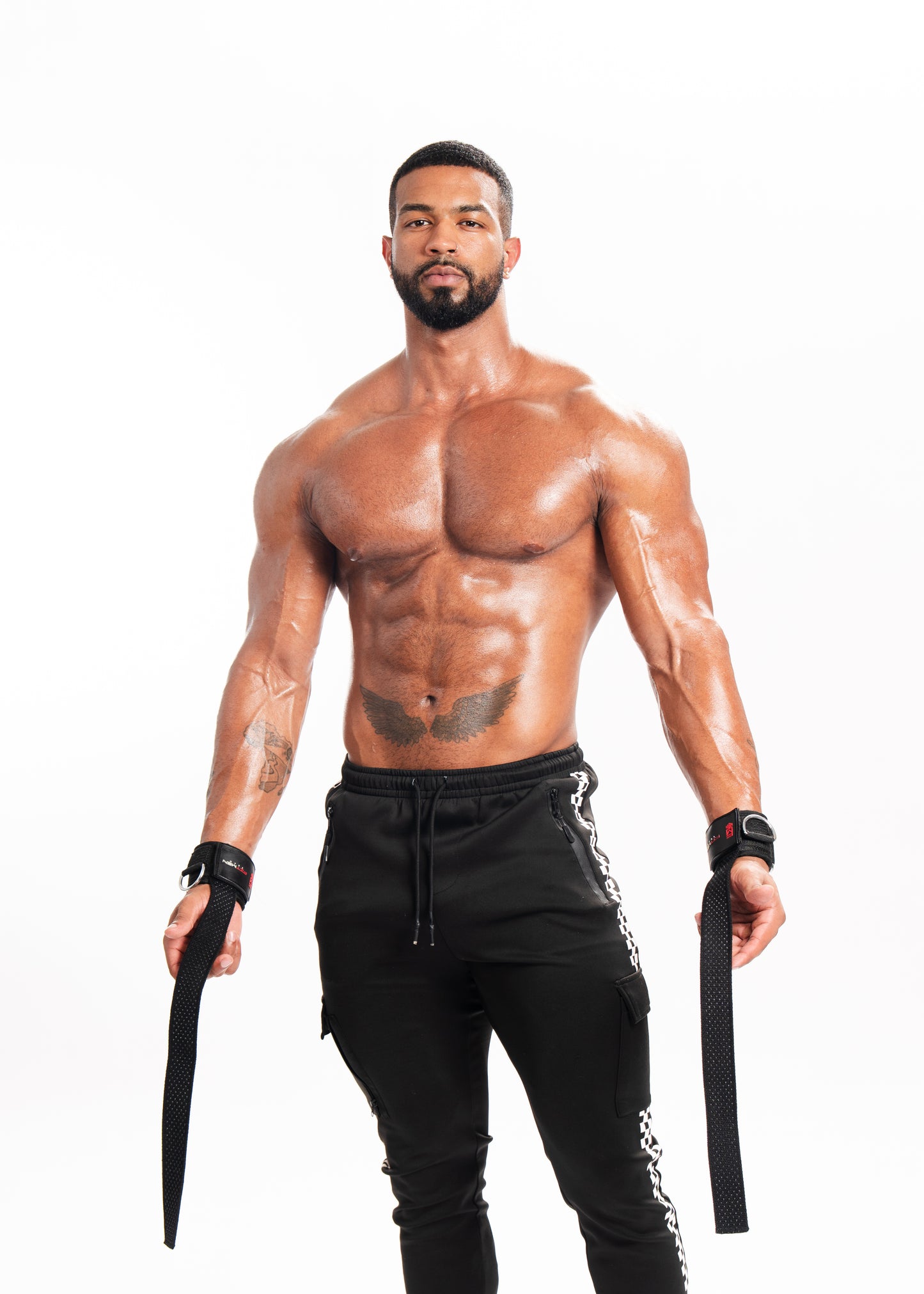 FITMENTEAM® D-Ring Lifting Straps – Heavy-Duty Wrist Support & Steel D-Ring Grip Straps