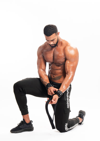 FITMENTEAM® D-Ring Lifting Straps – Heavy-Duty Wrist Support & Steel D-Ring Grip Straps