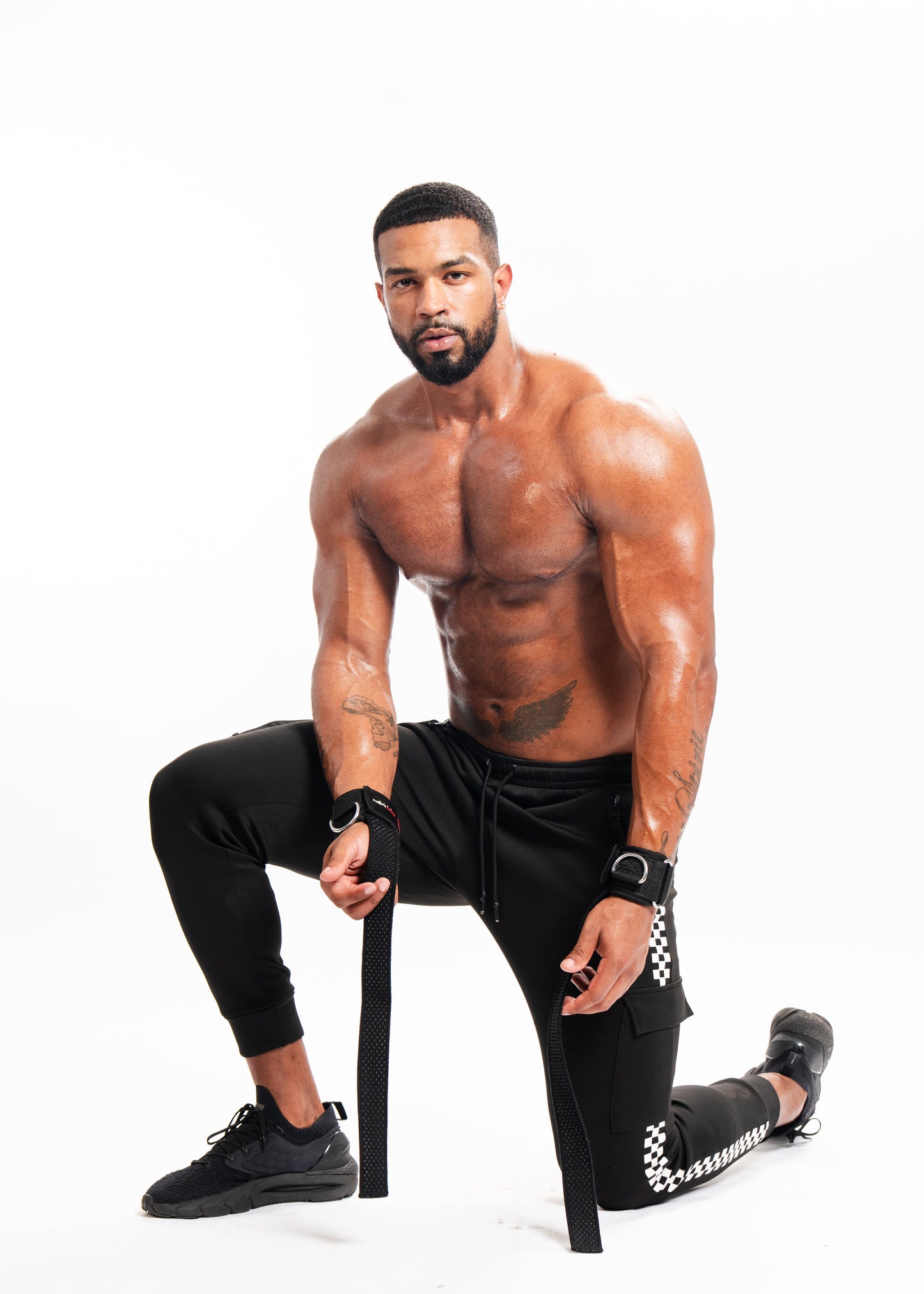 FITMENTEAM® D-Ring Lifting Straps – Heavy-Duty Wrist Support & Steel D-Ring Grip Straps