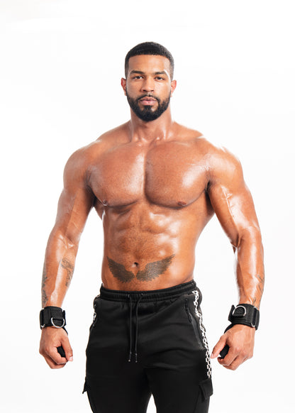 FITMENTEAM® D-Ring Lifting Straps – Heavy-Duty Wrist Support & Steel D-Ring Grip Straps