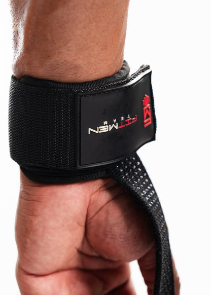 FITMENTEAM® D-Ring Lifting Straps – Heavy-Duty Wrist Support & Steel D-Ring Grip Straps