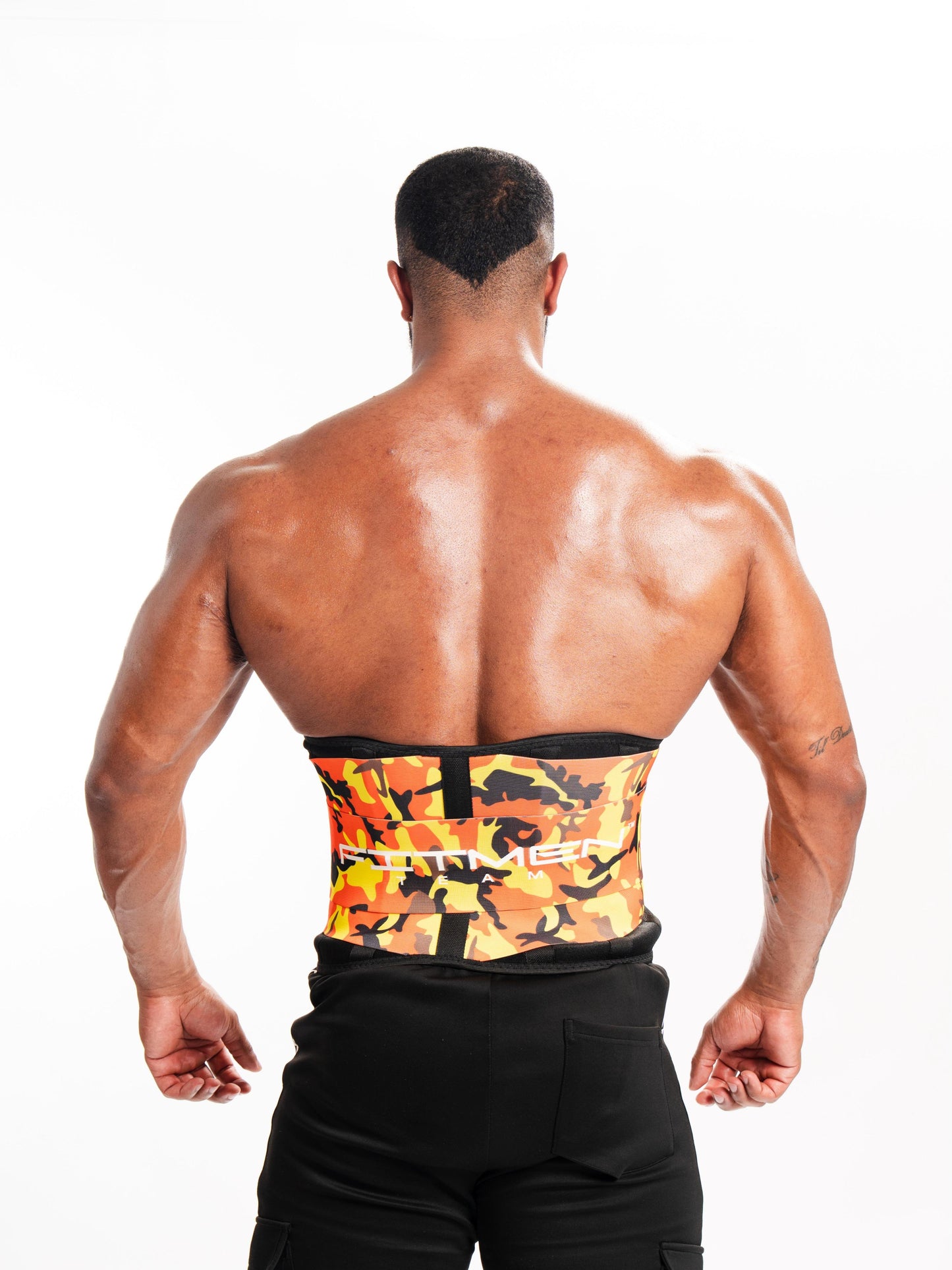 FITMENTEAM  Camo Color Series Gym Belt: Ultimate Lifting Support & Waist Training for Men - Weightlifting belt