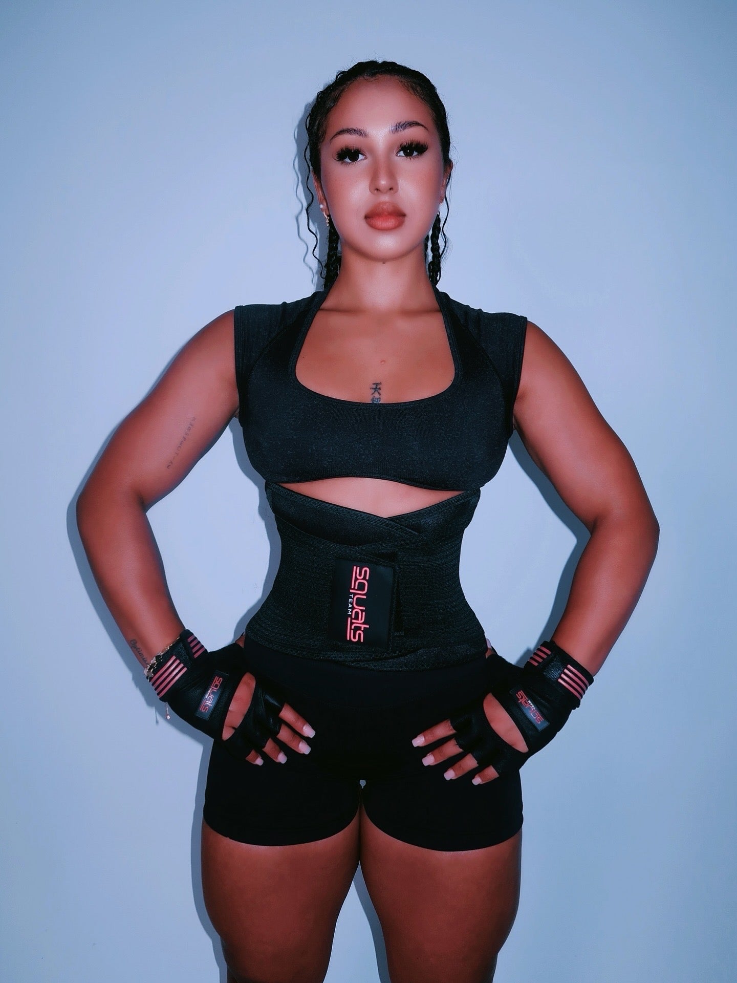 SQUATS TEAM – Women’s Waist Trainer Belt | Back Support, Postpartum Care & Thermal Neoprene Gym Belt.