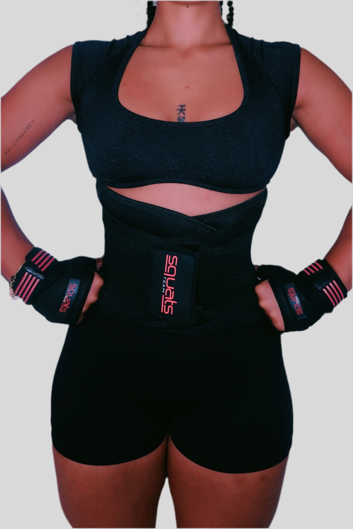 SQUATS TEAM – Women’s Waist Trainer Belt | Back Support, Postpartum Care & Thermal Neoprene Gym Belt.
