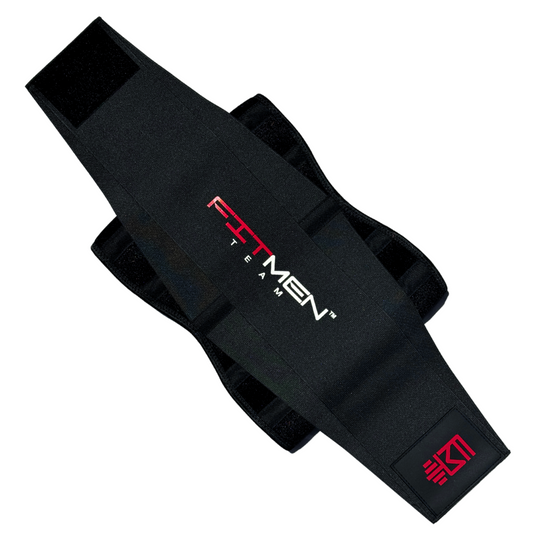  fitmenteam black gym belt Get III Waist trainer for men fitness belt sweat belt