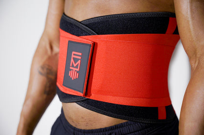 FITMENTEAM  Color Series Gym Belt: Ultimate Lifting Support & Waist Training for Men - Weightlifting belt
