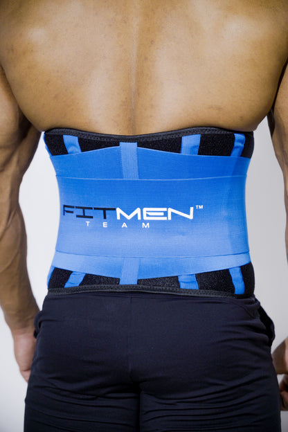 FITMENTEAM  Color Series Gym Belt: Ultimate Lifting Support & Waist Training for Men - Weightlifting belt