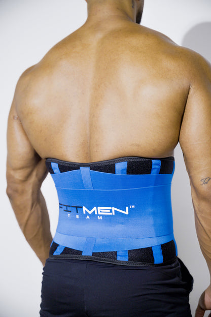 FITMENTEAM  Color Series Gym Belt: Ultimate Lifting Support & Waist Training for Men - Weightlifting belt