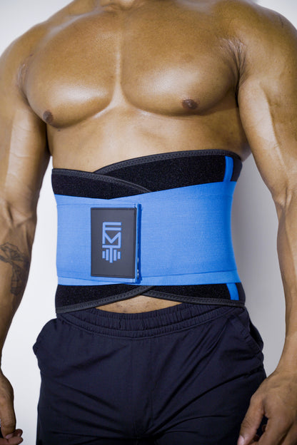 FITMENTEAM  Color Series Gym Belt: Ultimate Lifting Support & Waist Training for Men - Weightlifting belt