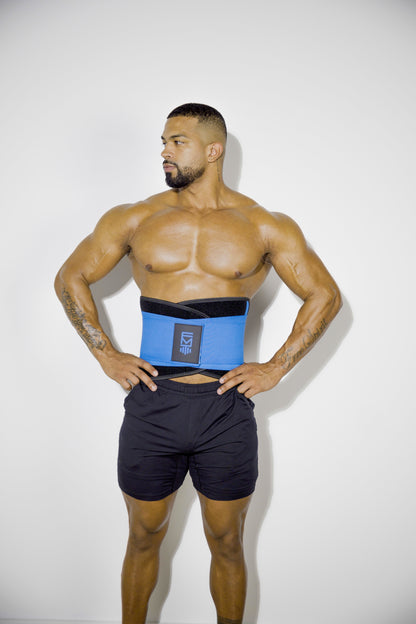 FITMENTEAM  Color Series Gym Belt: Ultimate Lifting Support & Waist Training for Men - Weightlifting belt