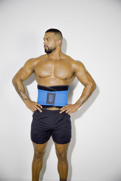 FITMENTEAM  Color Series Gym Belt: Ultimate Lifting Support & Waist Training for Men - Weightlifting belt