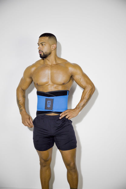 FITMENTEAM  Color Series Gym Belt: Ultimate Lifting Support & Waist Training for Men - Weightlifting belt