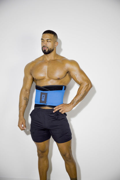 FITMENTEAM  Color Series Gym Belt: Ultimate Lifting Support & Waist Training for Men - Weightlifting belt