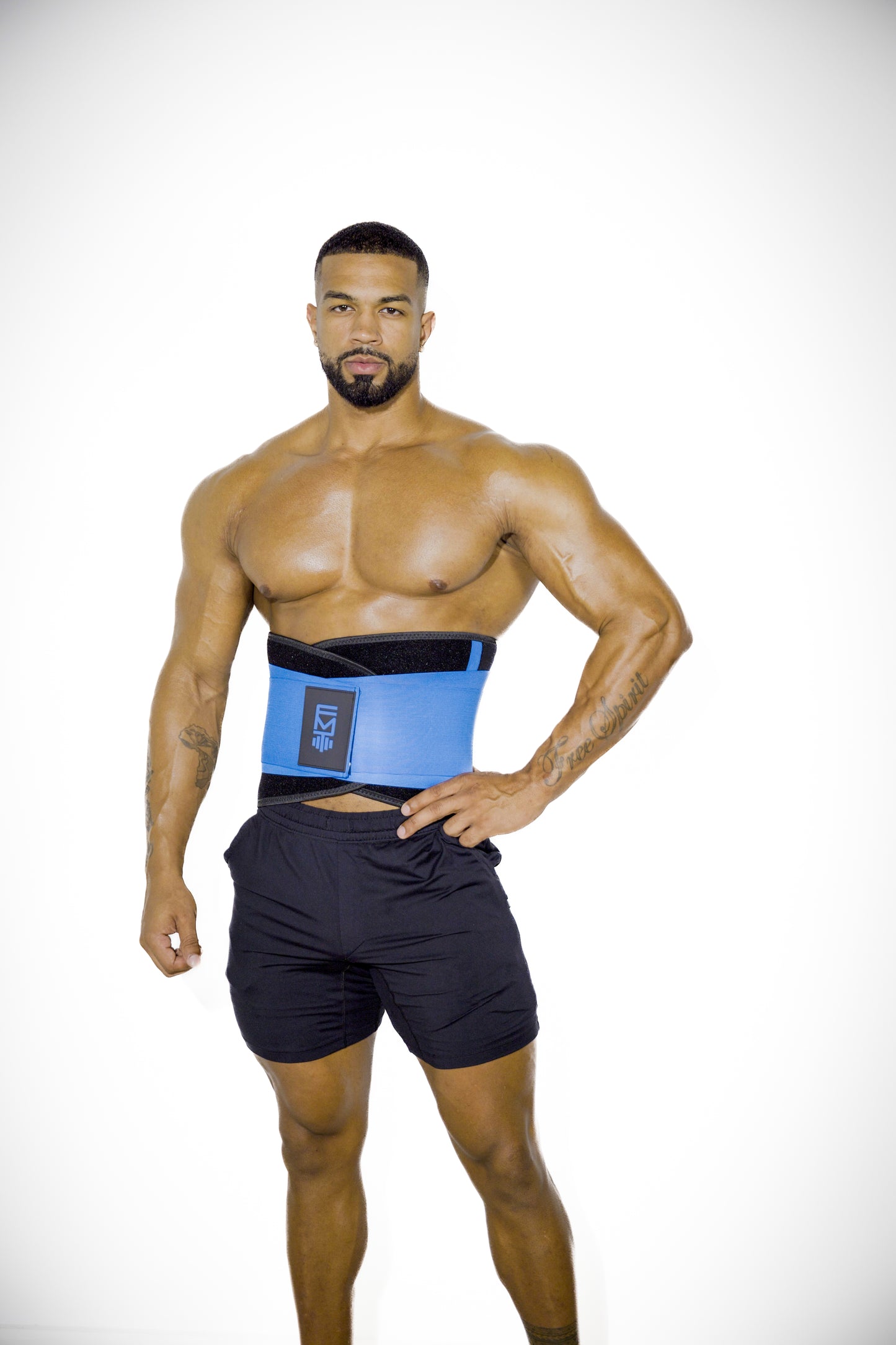 FITMENTEAM  Color Series Gym Belt: Ultimate Lifting Support & Waist Training for Men - Weightlifting belt