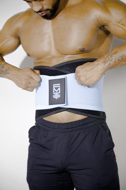 FITMENTEAM  Color Series Gym Belt: Ultimate Lifting Support & Waist Training for Men - Weightlifting belt