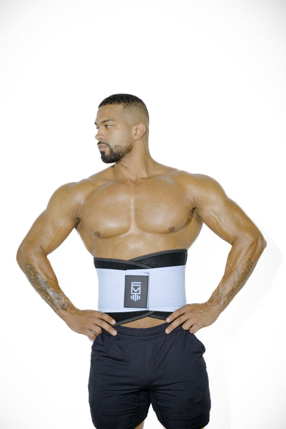 FITMENTEAM  Color Series Gym Belt: Ultimate Lifting Support & Waist Training for Men - Weightlifting belt