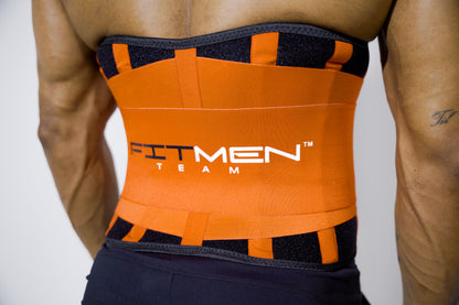 FITMENTEAM  Color Series Gym Belt: Ultimate Lifting Support & Waist Training for Men - Weightlifting belt