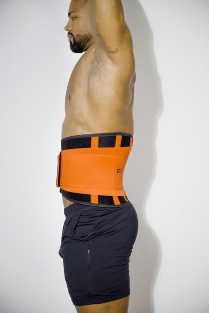 FITMENTEAM  Color Series Gym Belt: Ultimate Lifting Support & Waist Training for Men - Weightlifting belt