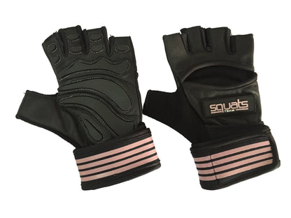 SquatsTeam - COMBO - Women's Waist Trainer Gym Belt + Lifting Gloves + Gym Hat Performance Combo for Lumbar Support & Core Stability - Save $37