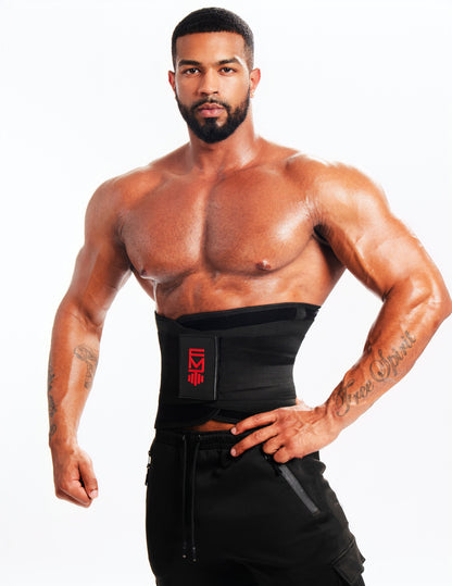 Cinturón de gimnasia de la serie Solid Colors de FITMENTEAM: soporte y entrenamiento de cintura definitivos para hombres