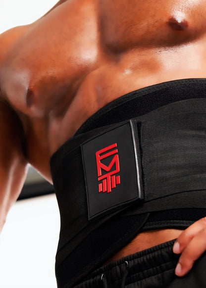 Cinturón de gimnasia de la serie Solid Colors de FITMENTEAM: soporte y entrenamiento de cintura definitivos para hombres