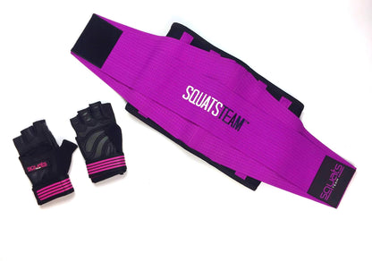 SQUATS TEAM – Women’s Waist Trainer Belt | Back Support, Postpartum Care & Thermal Neoprene Gym Belt.