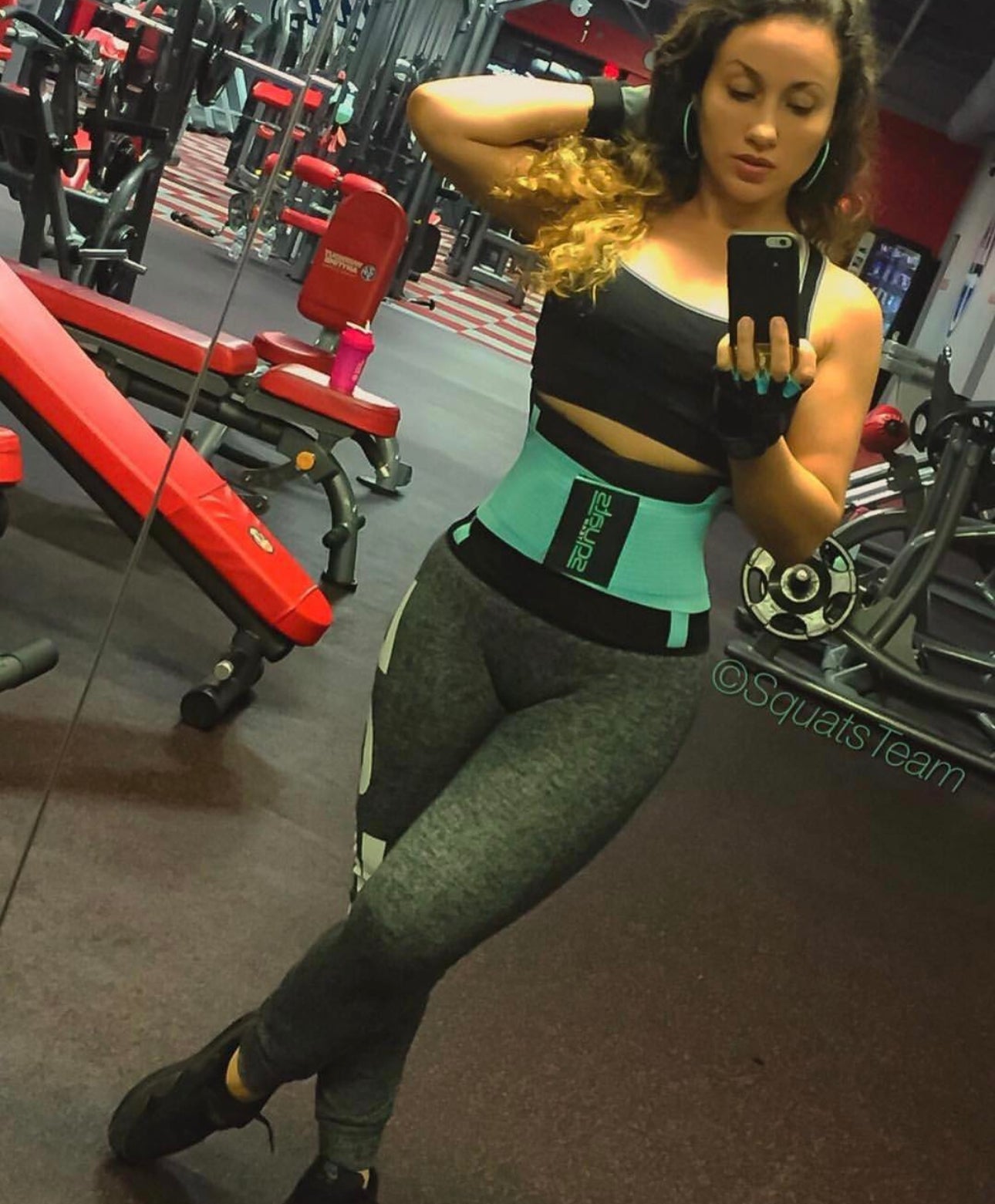 SQUATS TEAM – Women’s Waist Trainer Belt | Back Support, Postpartum Care & Thermal Neoprene Gym Belt.