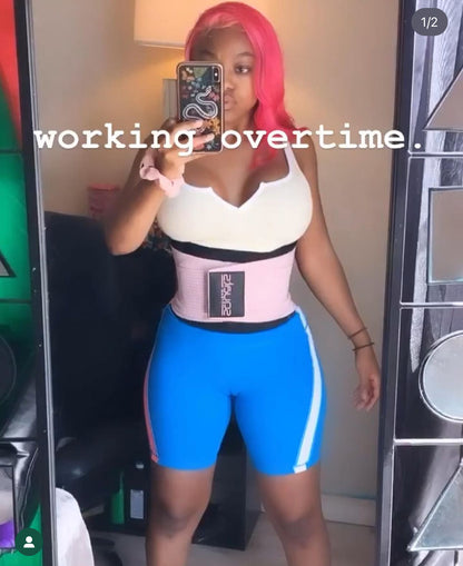 SQUATS TEAM – Women’s Waist Trainer Belt | Back Support, Postpartum Care & Thermal Neoprene Gym Belt.