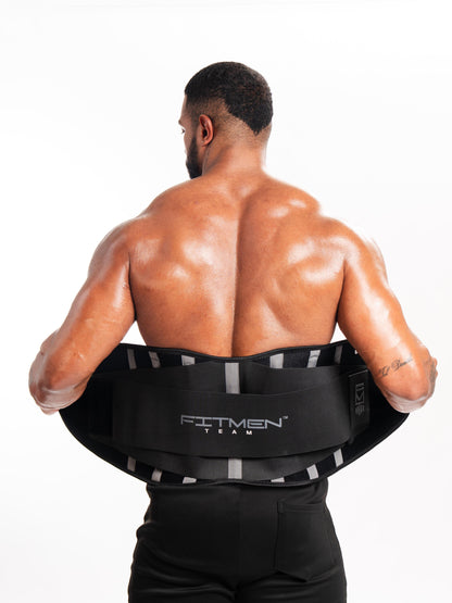 FITMENTEAM  Bars Series Gym Belt: Ultimate Lifting Support & Waist Training for Men - Weightlifting belt - Gen III
