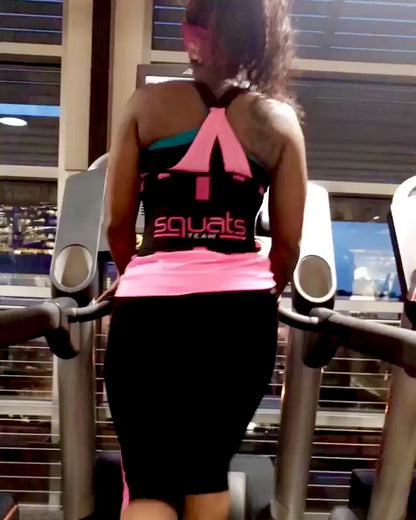 SQUATS TEAM – Women’s Waist Trainer Belt | Back Support, Postpartum Care & Thermal Neoprene Gym Belt.