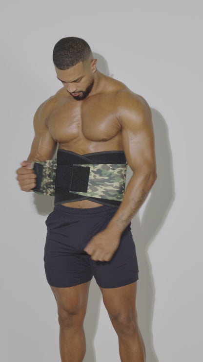 FITMENTEAM  Color Series Gym Belt: Ultimate Lifting Support & Waist Training for Men - Weightlifting belt