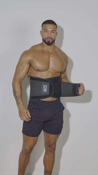 FITMENTEAM  Color Series Gym Belt: Ultimate Lifting Support & Waist Training for Men - Weightlifting belt