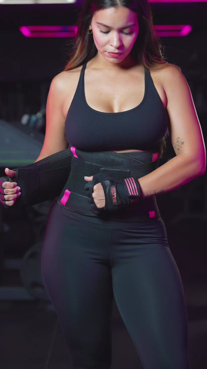 SQUATS TEAM – Women’s Waist Trainer Belt | Back Support, Postpartum Care & Thermal Neoprene Gym Belt.