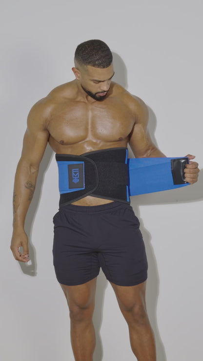 FITMENTEAM  Color Series Gym Belt: Ultimate Lifting Support & Waist Training for Men - Weightlifting belt