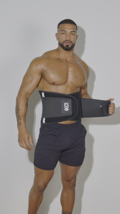 FITMENTEAM  Color Series Gym Belt: Ultimate Lifting Support & Waist Training for Men - Weightlifting belt