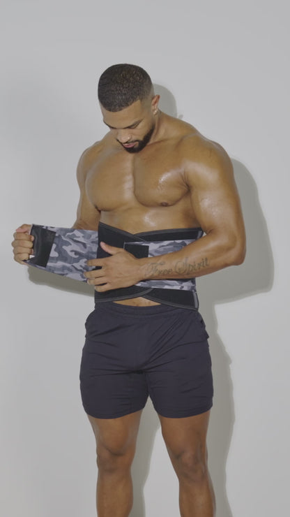 FITMENTEAM  Color Series Gym Belt: Ultimate Lifting Support & Waist Training for Men - Weightlifting belt