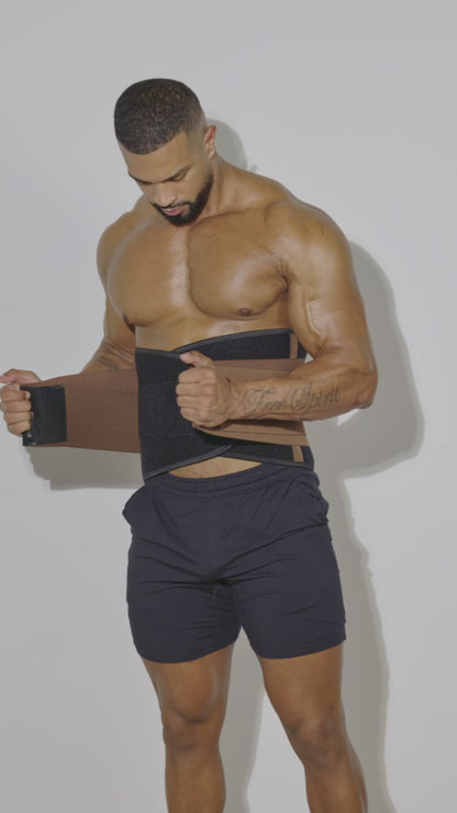 FITMENTEAM  Color Series Gym Belt: Ultimate Lifting Support & Waist Training for Men - Weightlifting belt