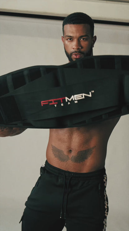 FITMENTEAM  Color Series Gym Belt: Ultimate Lifting Support & Waist Training for Men - Weightlifting belt