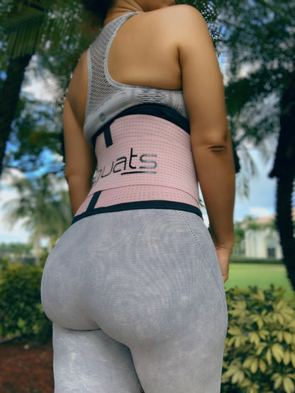 SQUATS TEAM – Women’s Waist Trainer Belt | Back Support, Postpartum Care & Thermal Neoprene Gym Belt.